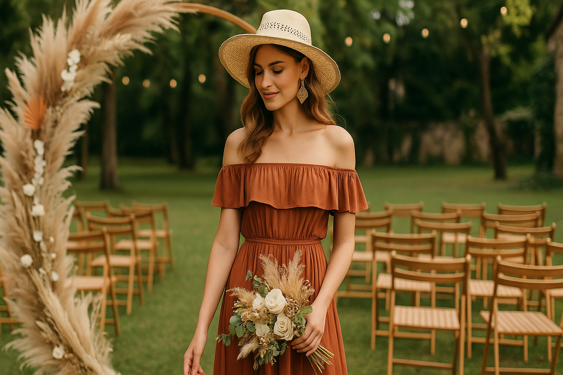 Nos conseils & astuces pour s'habiller à un mariage bohème chic