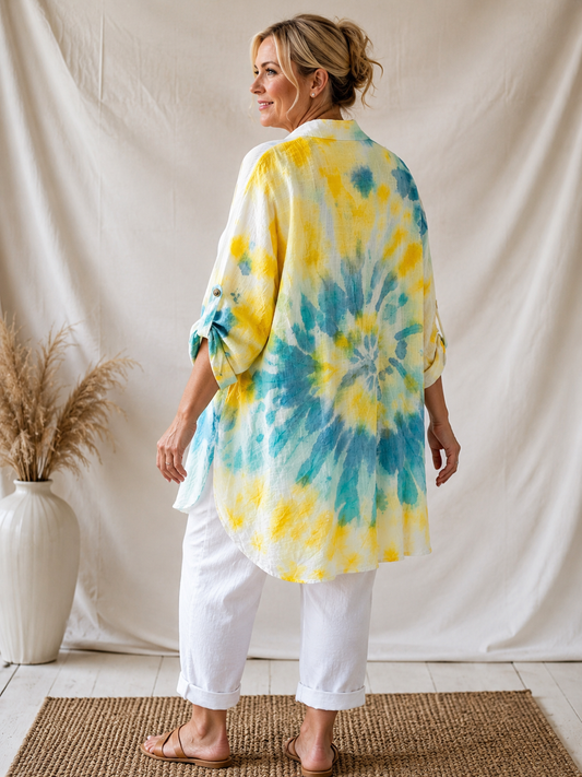 MIAMI - CHEMISE TEE & DYE JUSQU'A LA TAILLE 58