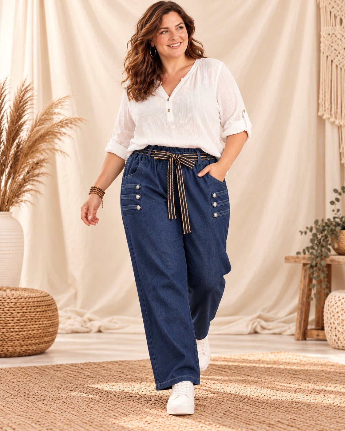 COSIMO - PANTALON JEAN OFFICIER TAILLE 54 A 58/60