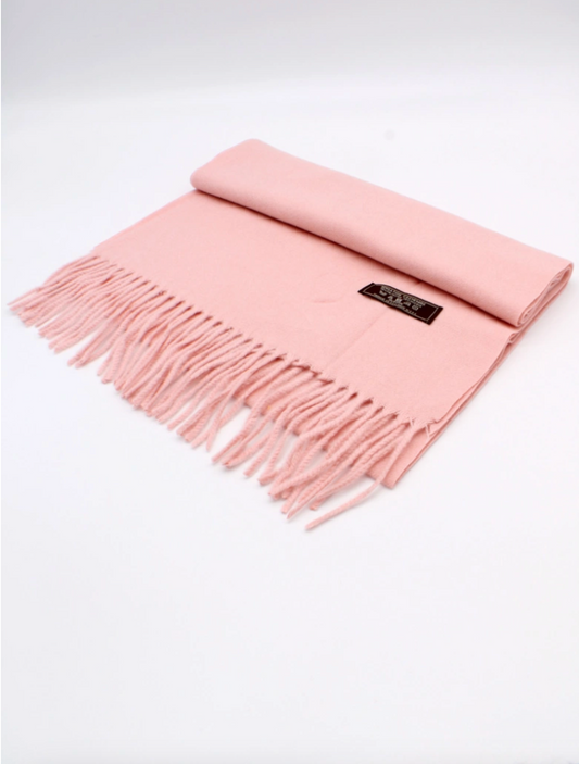 SENSATION - ECHARPE ROSE TRES DOUCE TOUCHE CACHEMIRE
