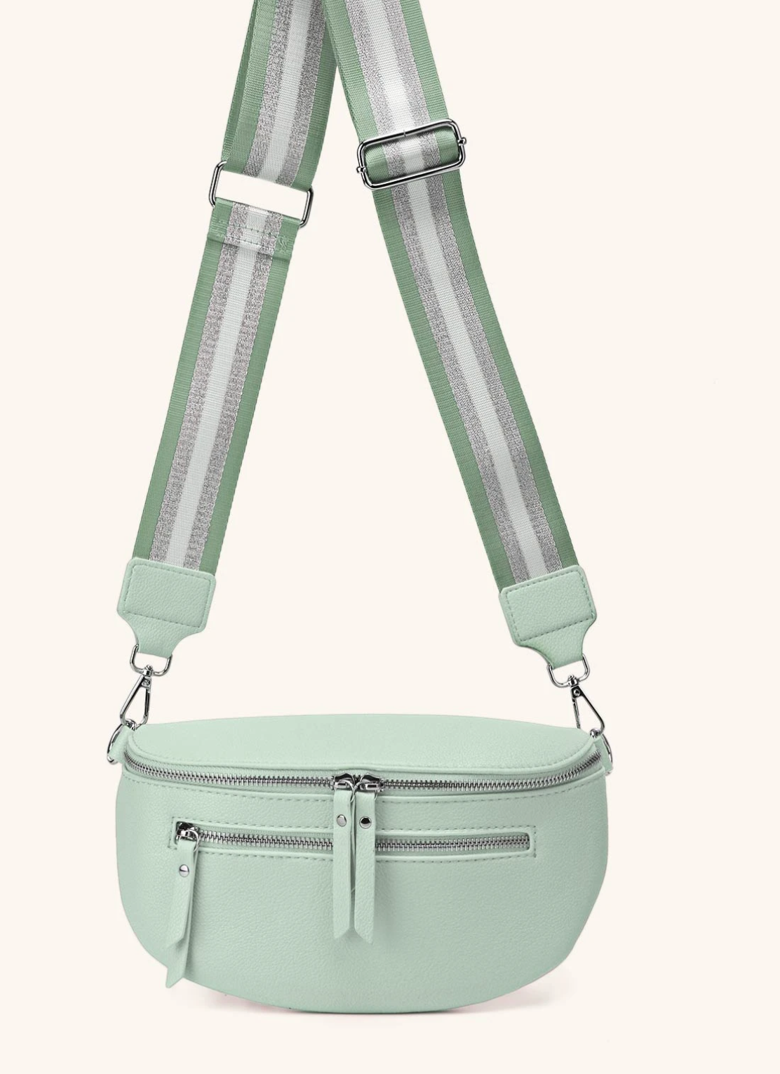 MILAN - SAC BANANE VERT CLAIR