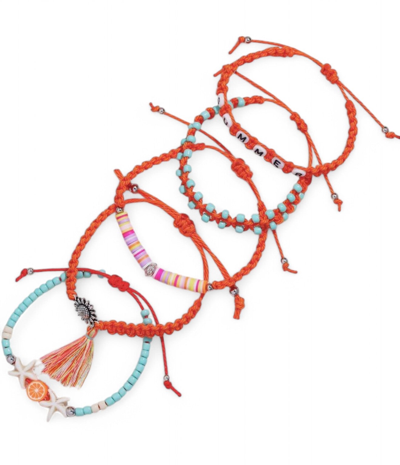 LOT DE 5 BRACELETS BOHEME