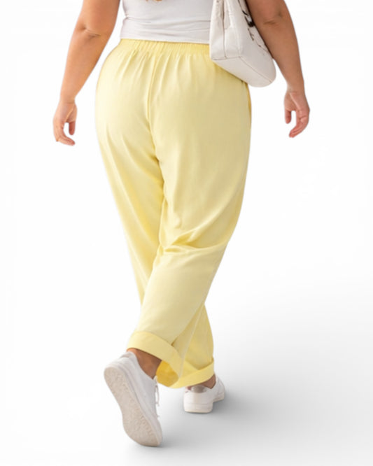 THEO - PANTALON JAUNE TAILLE 46/48 A 54