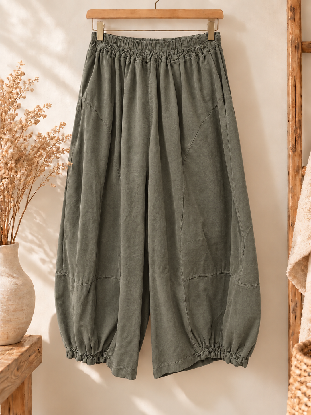 ROBIN - PANTALON KAKI EN VELOURS MILLERAIE TAILLE 50 A 56/58