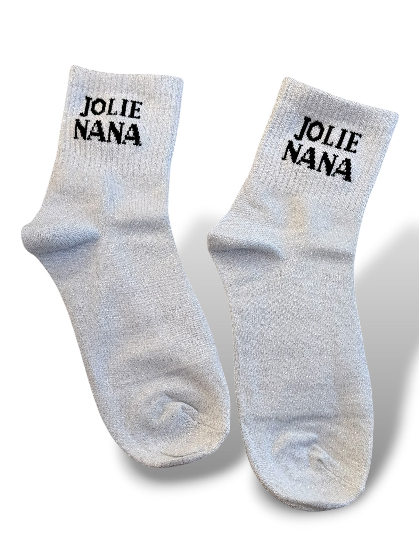 CHAUSSETTES SCINTILLANTES JOLIE NANA ARGENT