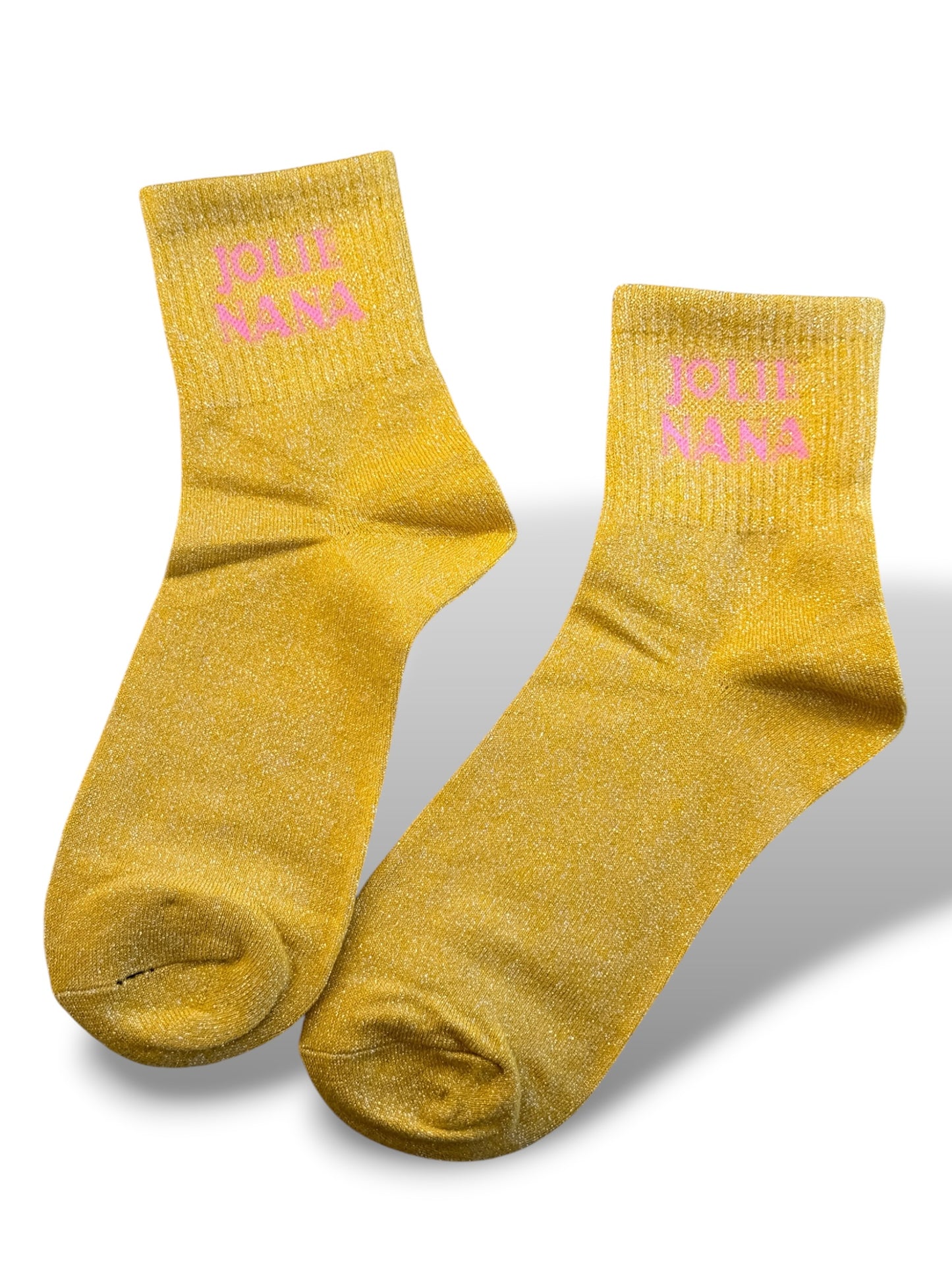 CHAUSSETTES SCINTILLANTES JOLIE NANA BLEUE JAUNE
