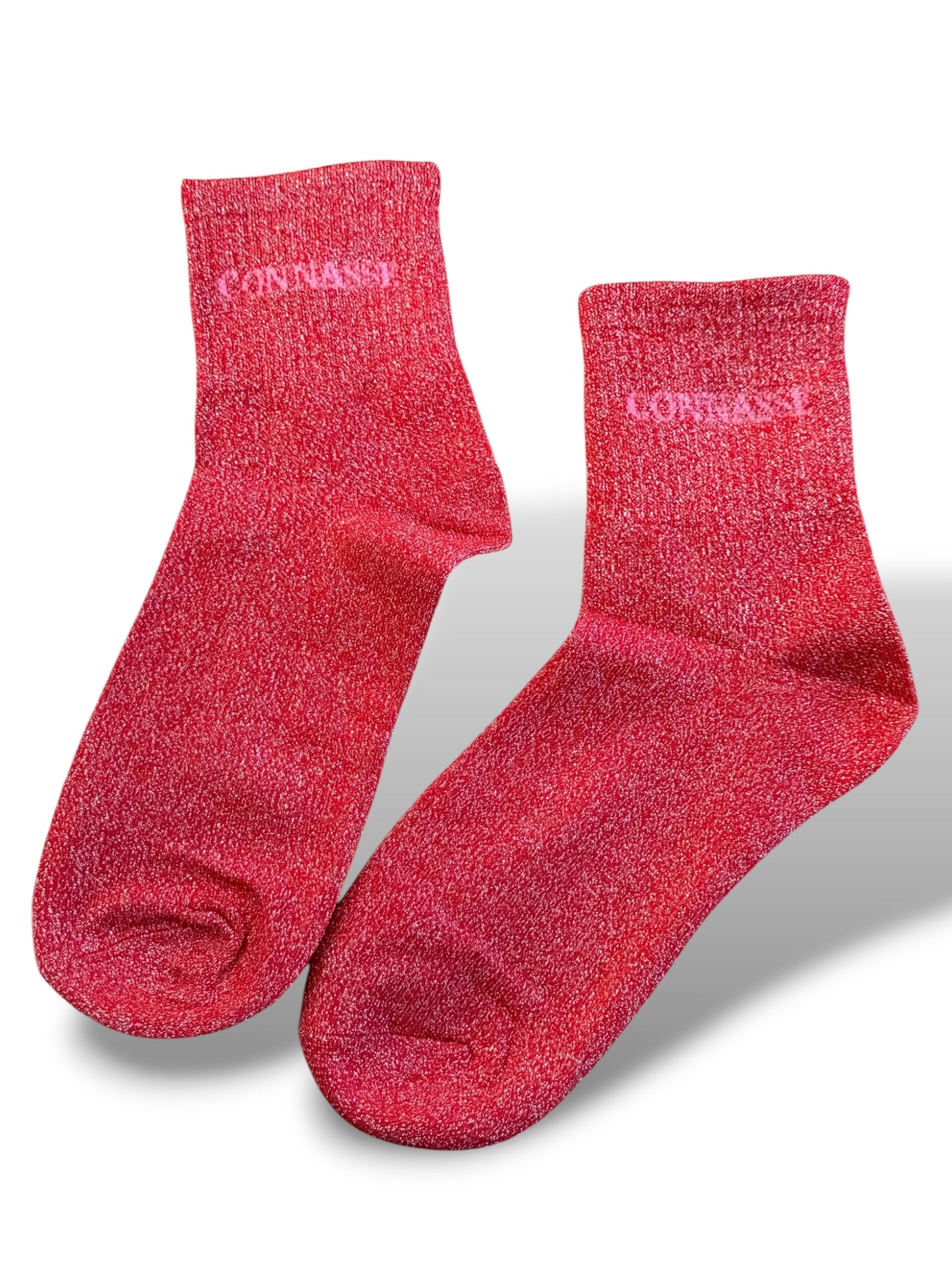 CHAUSSETTES SCINTILLANTES CONNASSE ROUGE