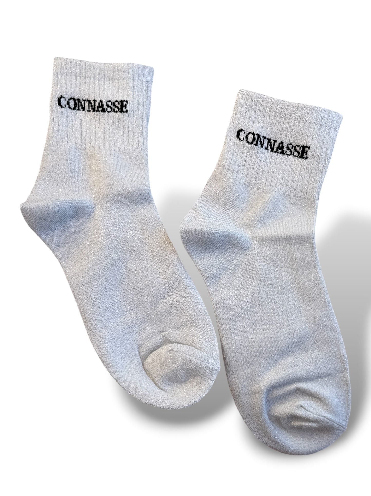 CHAUSSETTES SCINTILLANTES CONNASSE ARGENT