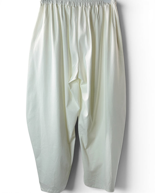 ALEXANDER - PANTALON BLANC COUPE BARREL TAILLE 50/52 A 56/58