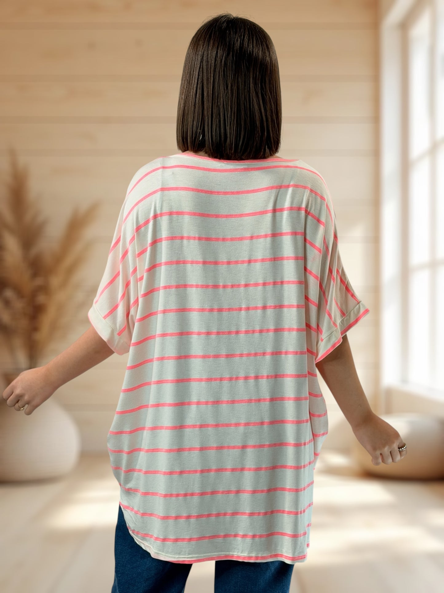 SUNSET - T-SHIRT EN VISCOSE JUSQU'A LA TAILLE 54