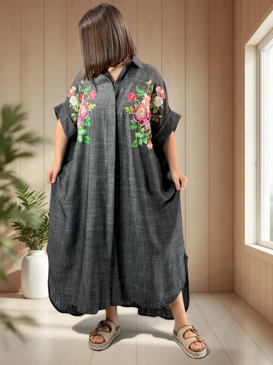 SYLVANA - ROBE OVERSIZE JUSQU'A LA TAILLE 58