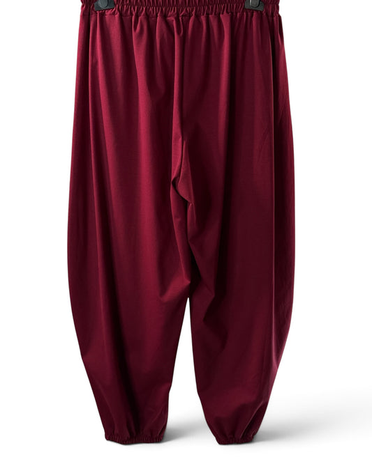 ALEXANDER - PANTALON BORDEAUX COUPE BARREL TAILLE 50/52 A 56/58
