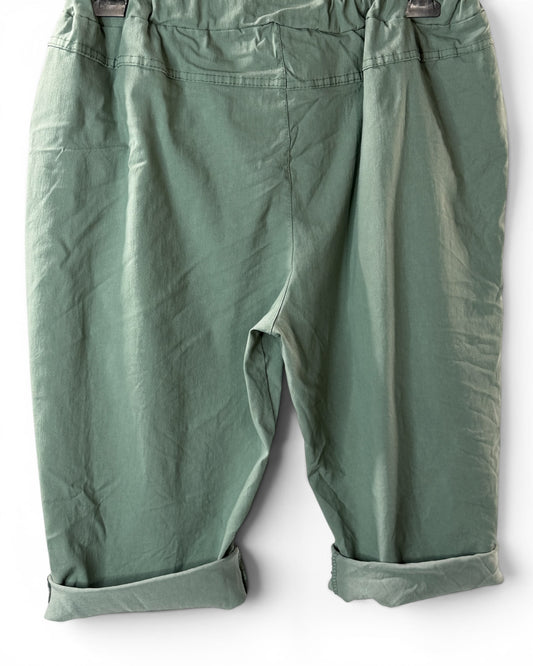 SACHA - BERMUDA KAKI JUSQU'A LA TAILLE 50/52
