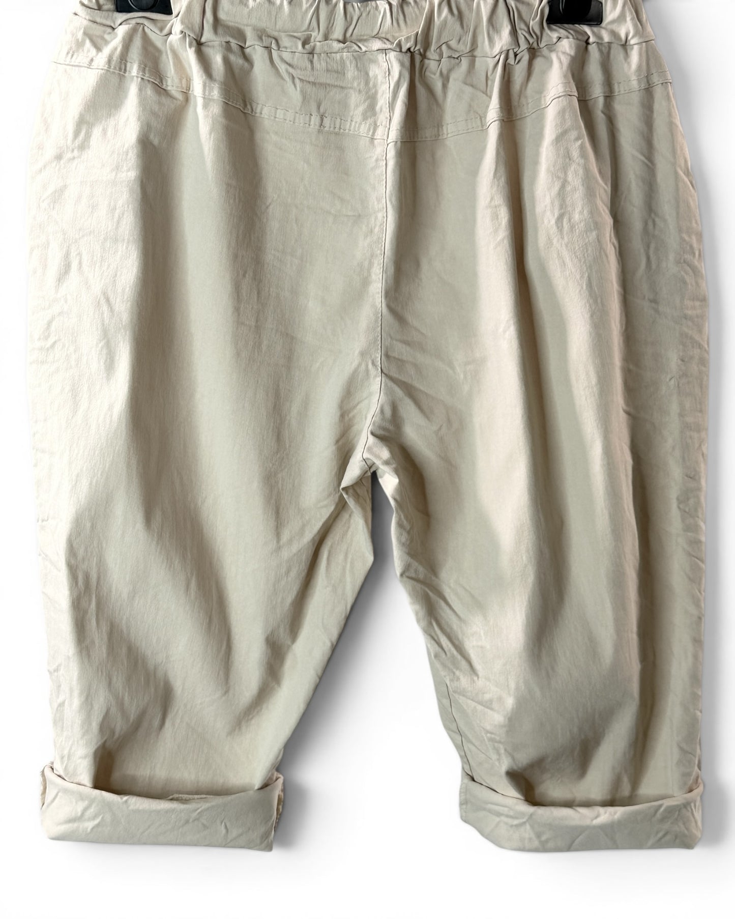 SACHA - BERMUDA BEIGE JUSQU'A LA TAILLE 50/52