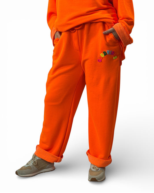 ETHAN - PANTALON EN SWEAT ORANGE TAILLE 48 A 56