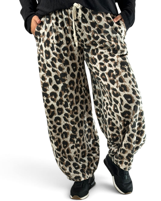 SERGIO - PANTALON SPORTSWEAR LEOPARD TAILLE 46 A 54