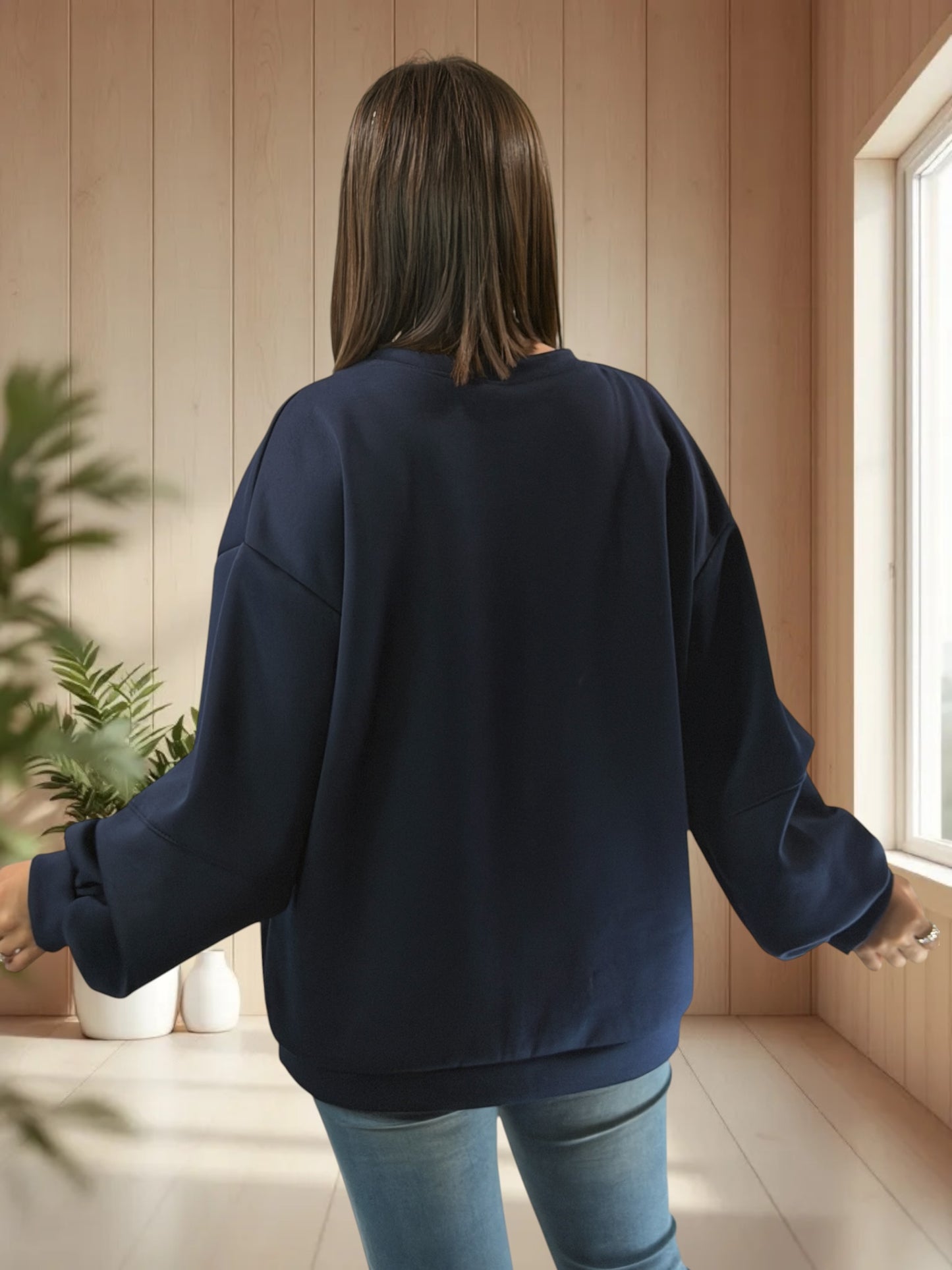 SOHO - SWEAT MARINE JUSQU'A LA TAILLE 52/54