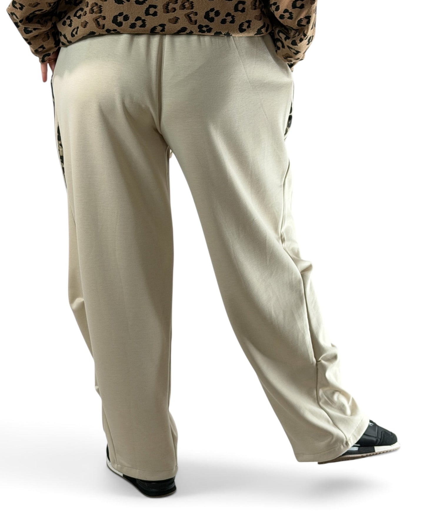 HELLO - PANTALON SPORTSWEAR BEIGE JUSQU'A LA TAILLE 50/52
