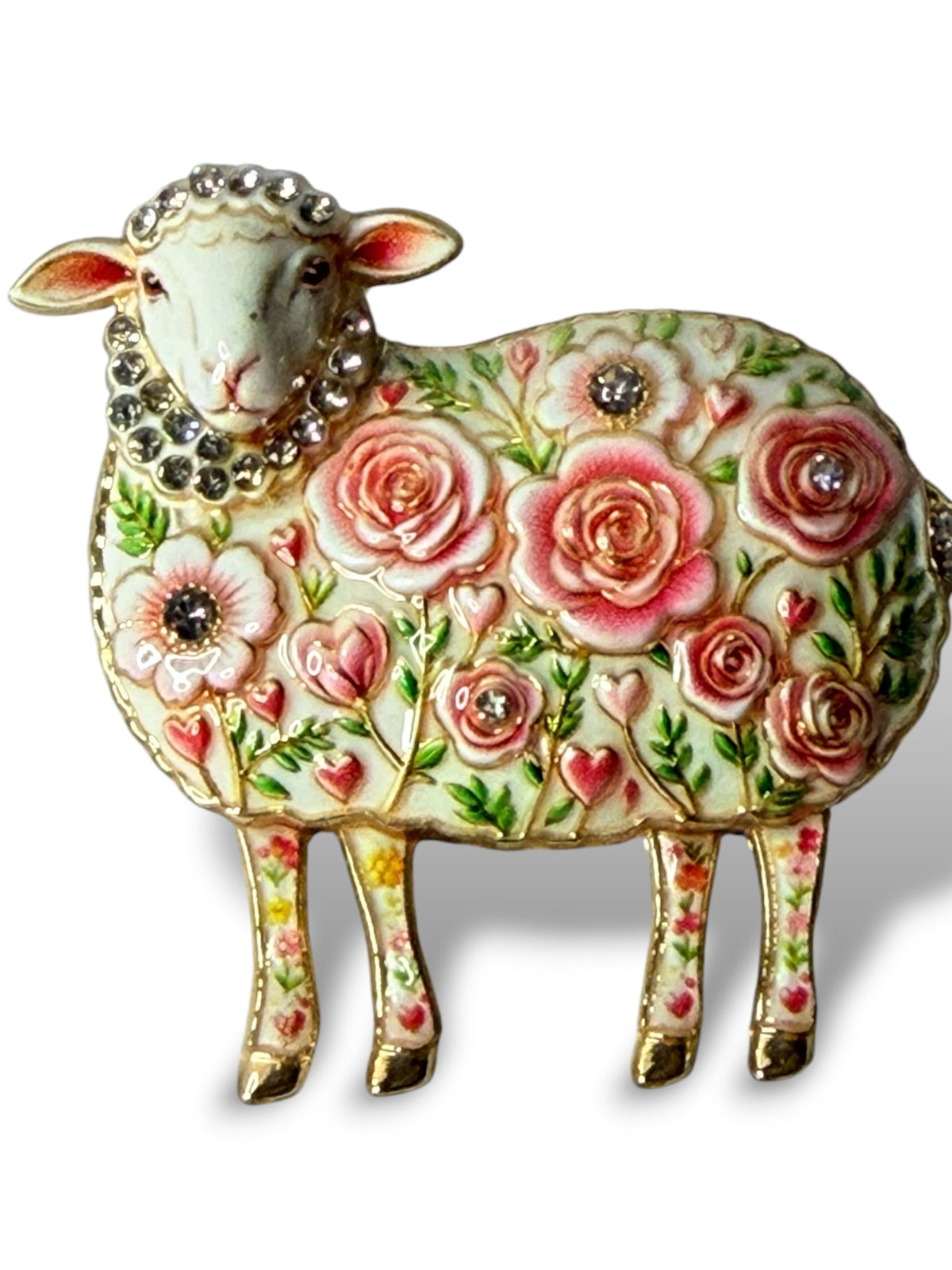 MOUTON - BROCHE AVEC STRASS