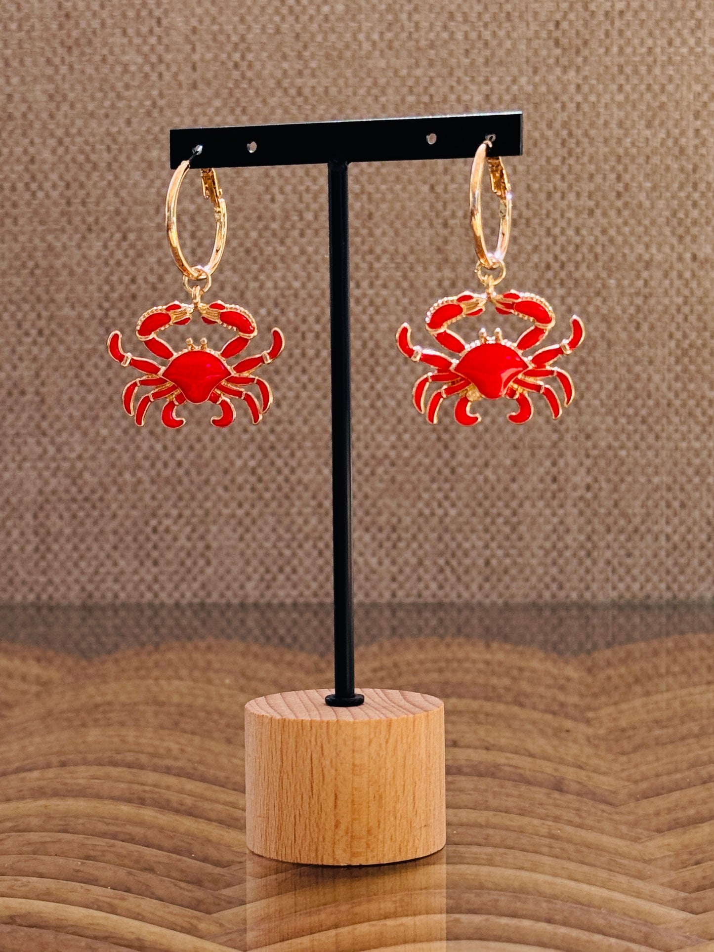 BOUCLES D'OREILLES CRABE