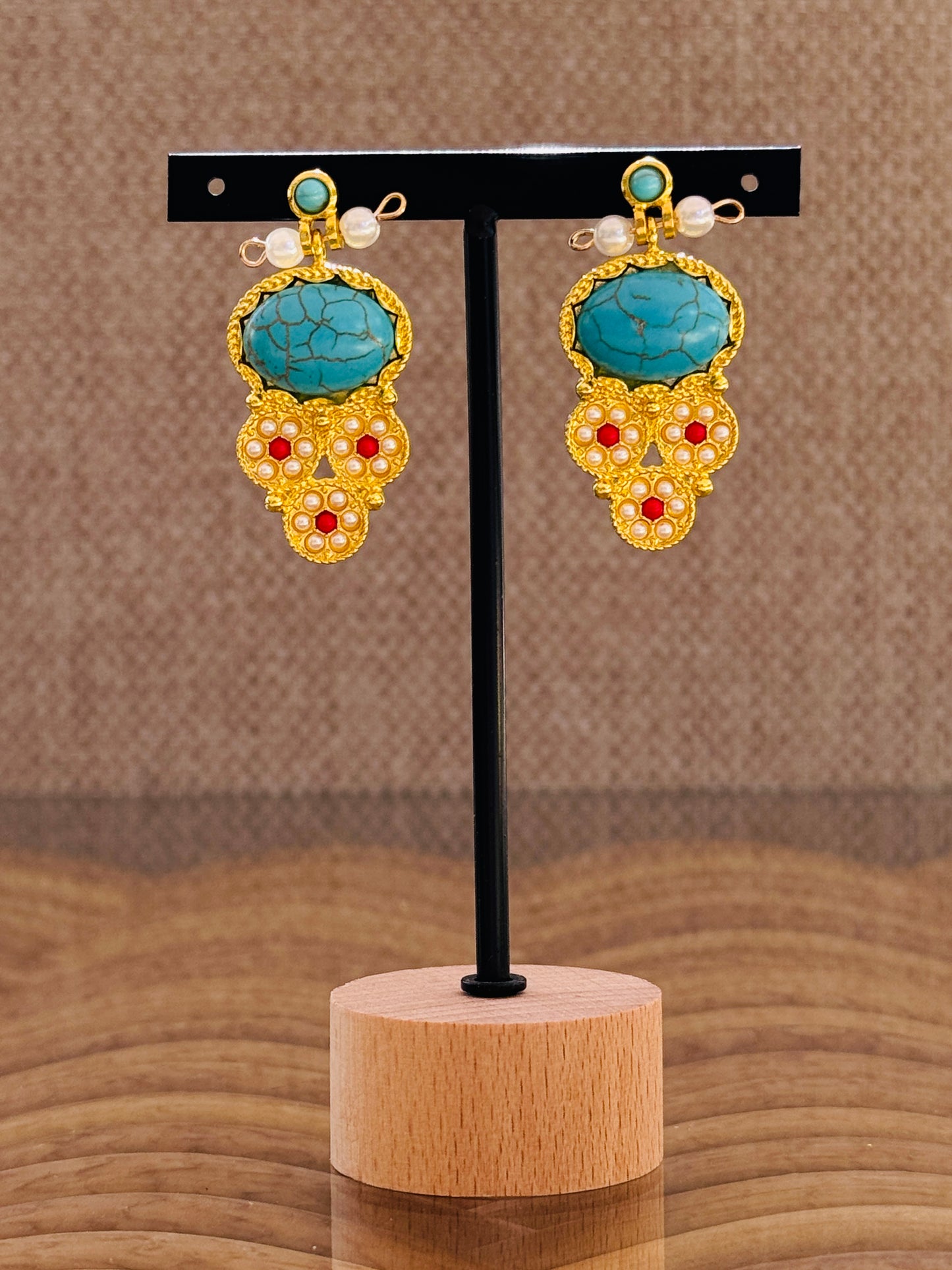 VERSAILLES - BOUCLES D'OREILLES BOHEME