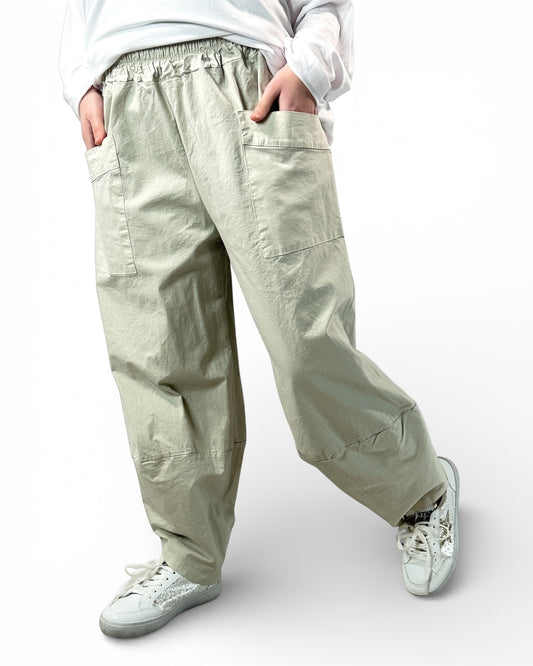 LUIGI - PANTALON SPORTSWEAR BEIGE JUSQU'A UNE TAILLE 48