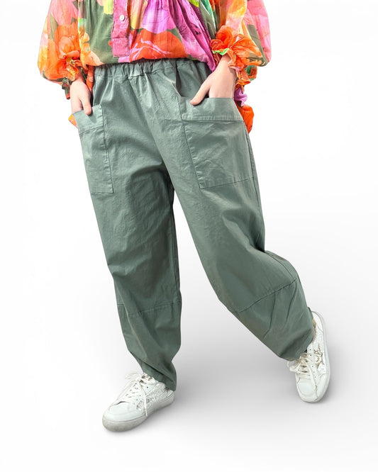 LUIGI - PANTALON SPORTSWEAR KAKI JUSQU'A UNE TAILLE 48