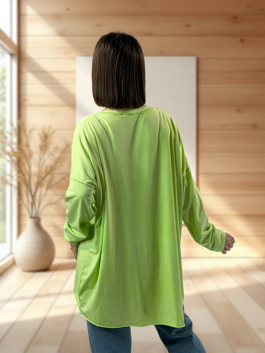 ALYSON - TEE-SHIRT VERT JUSQU'A LA TAILLE 56