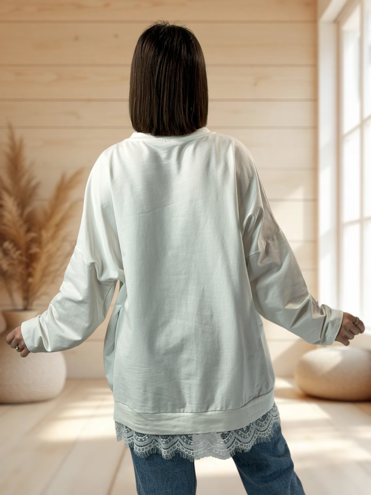 PAULIN - SWEAT LEGER OVERSIZE JUSQU'A LA TAILLE 52/54