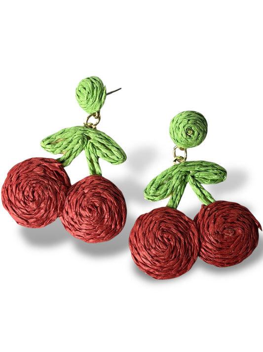 CERISE - BOUCLES D'OREILLES TENDANCE