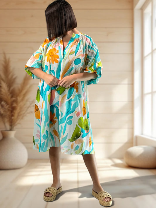 DOROTHY - ROBE A MOTIF JUSQU'A LA TAILLE 56