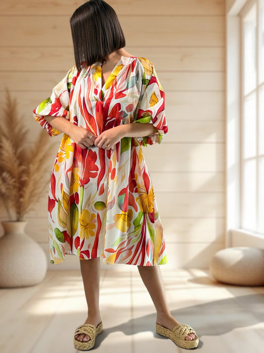 DOROTHY - ROBE A MOTIF JUSQU'A LA TAILLE 56