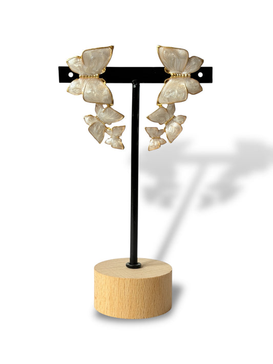 BEA - BOUCLES D'OREILLES GRANDE FLEUR