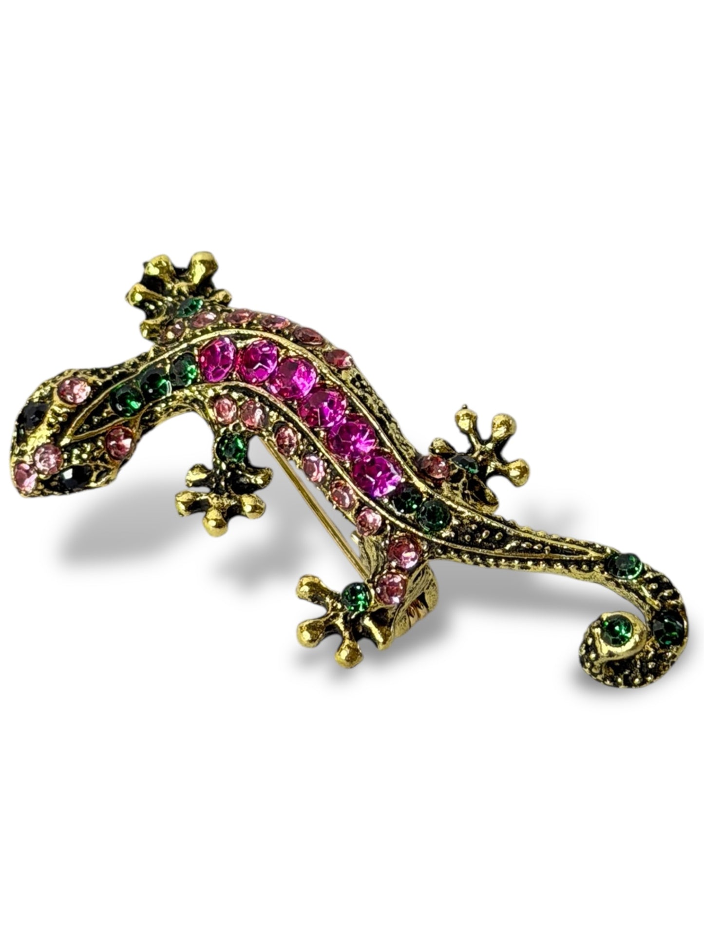 GECKO - BROCHE AVEC STRASS (Copie)