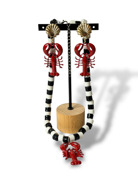 CALYPSO - TOUR DE COU ET BOUCLES D'OREILLES