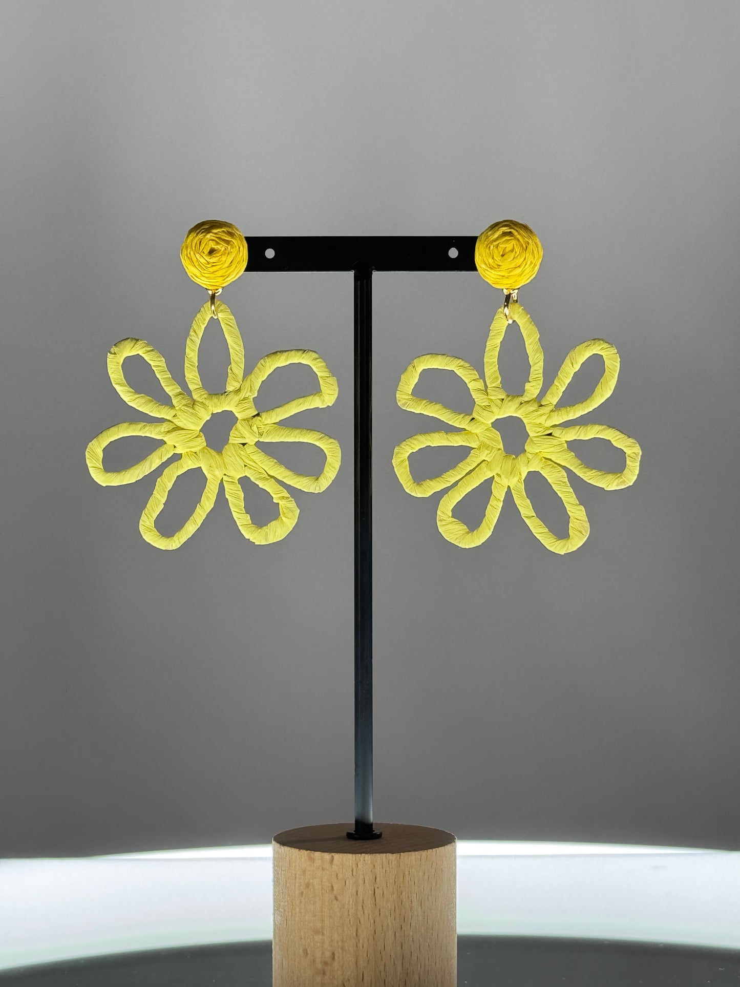 FLORIANE - BOUCLES D'OREILLES JAUNE