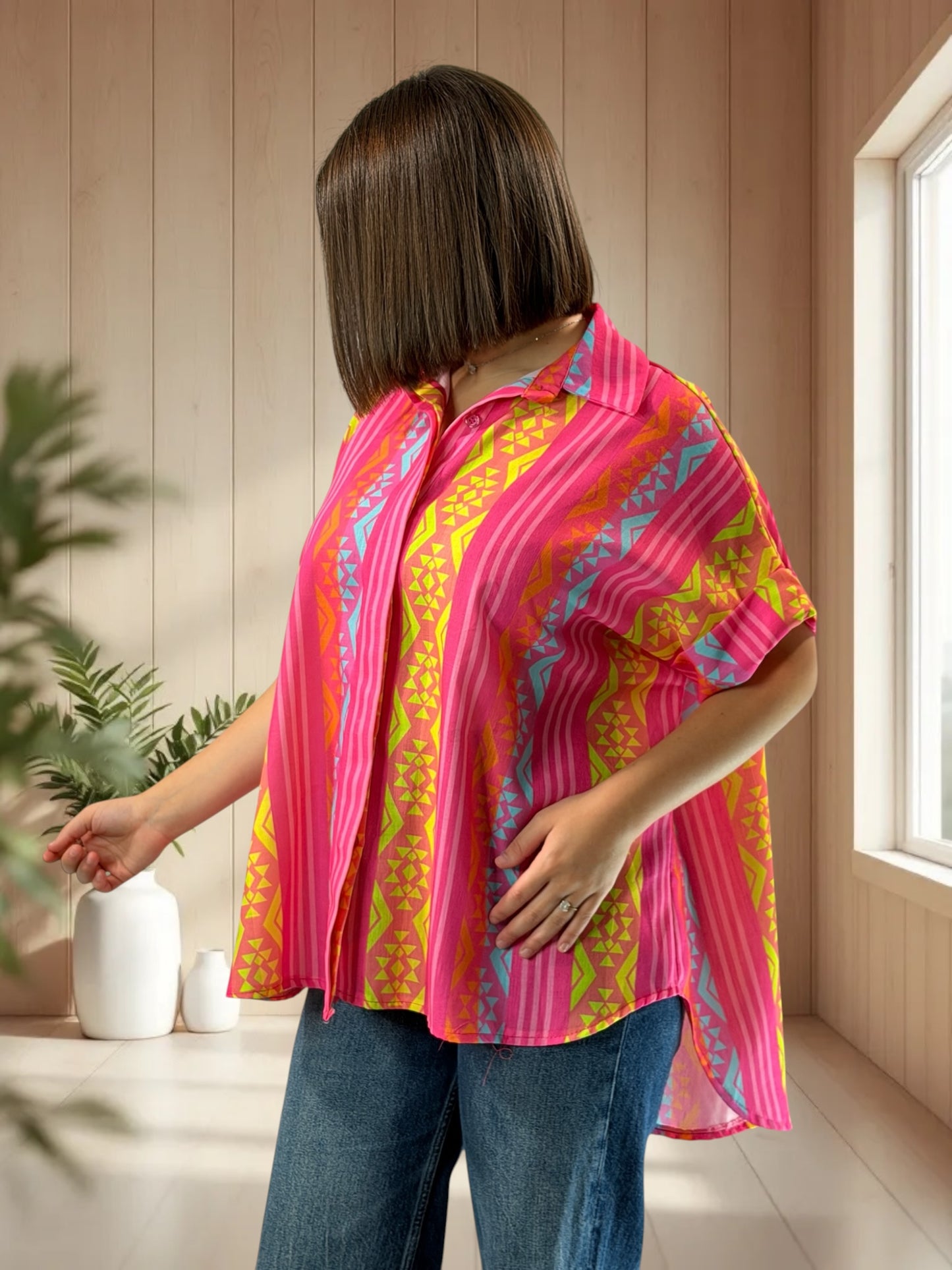 ALIX - TUNIQUE OVERSIZE JUSQU'A LA TAILLE 52