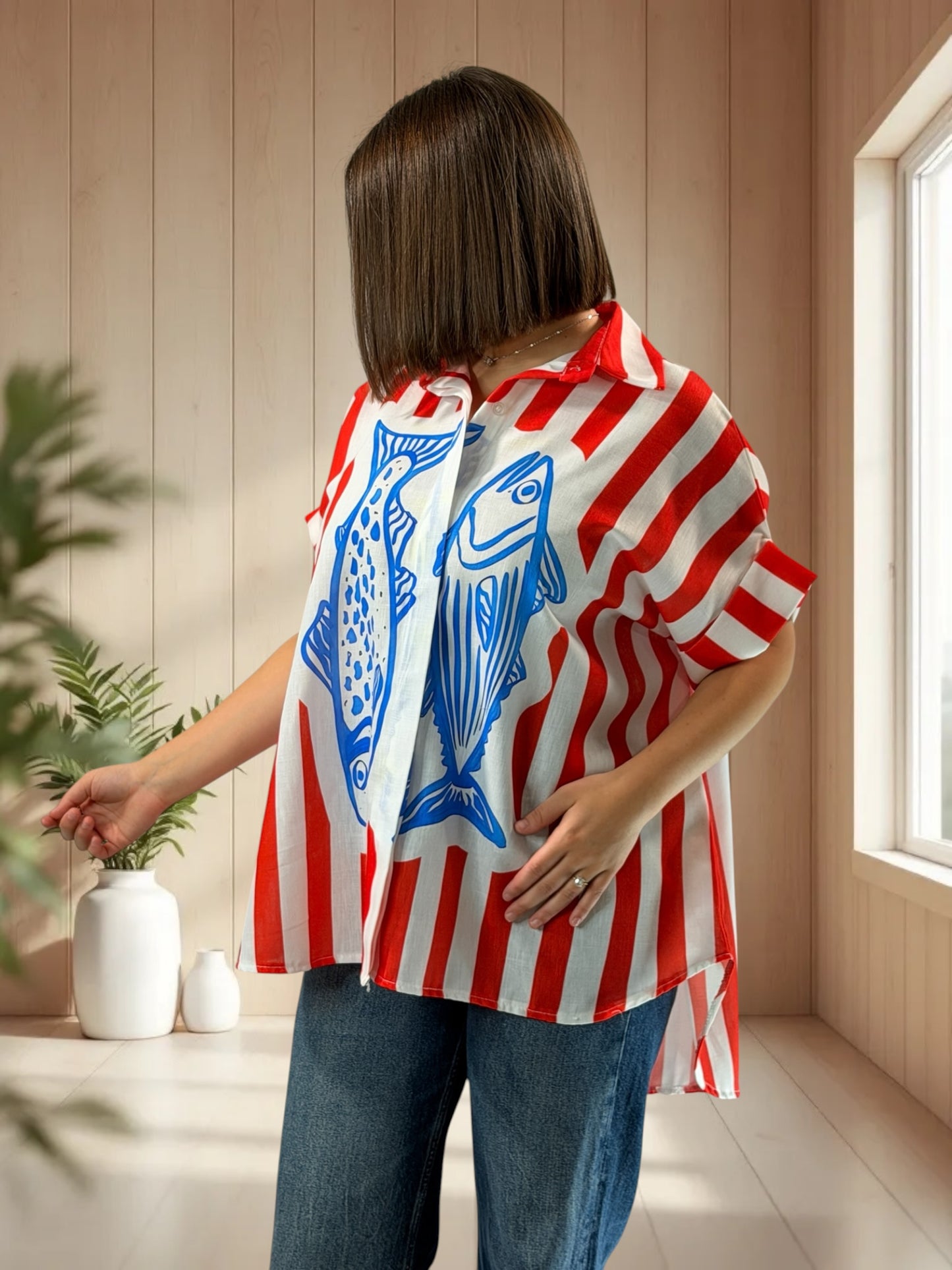 ALIX - TUNIQUE OVERSIZE JUSQU'A LA TAILLE 52