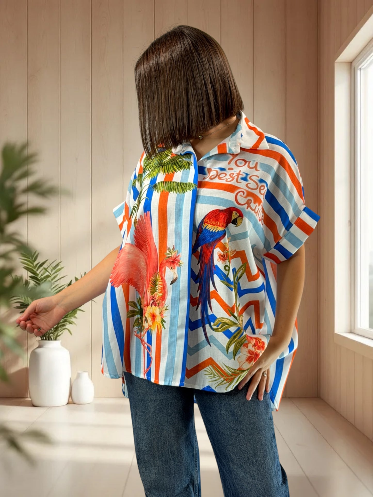 ALIX - TUNIQUE OVERSIZE JUSQU'A LA TAILLE 52