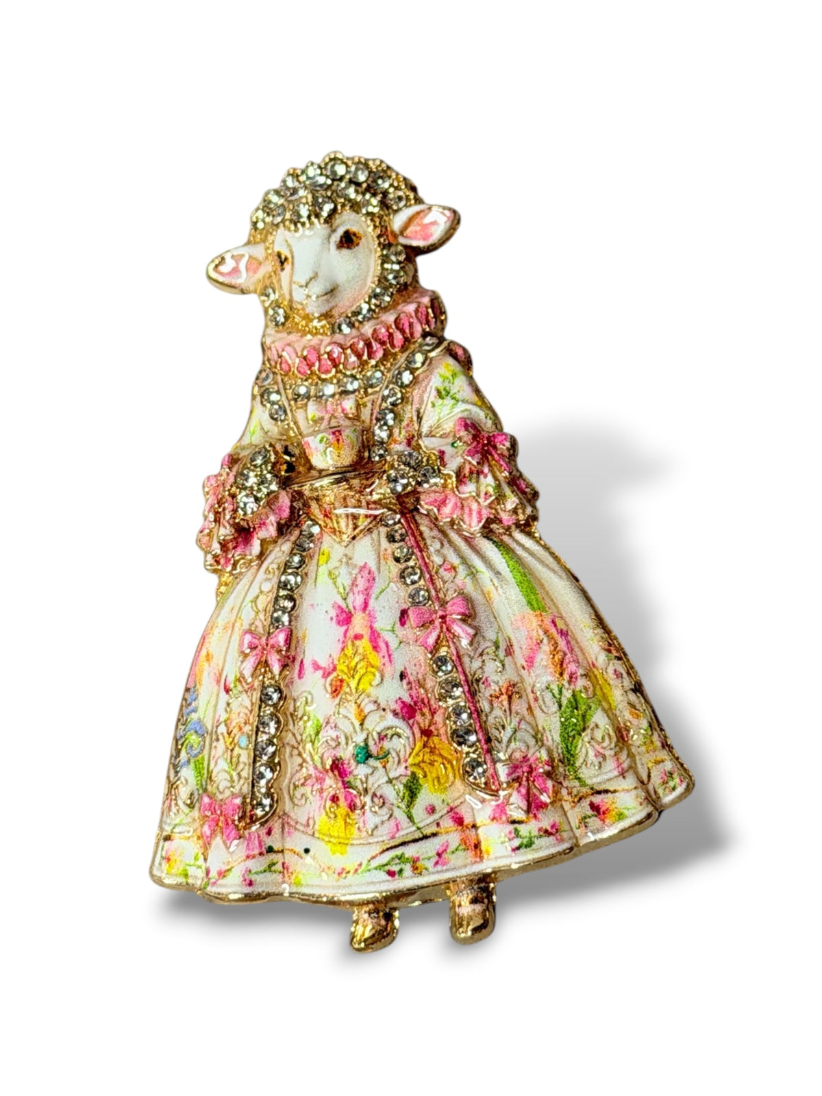 MOUTON - BROCHE AVEC STRASS