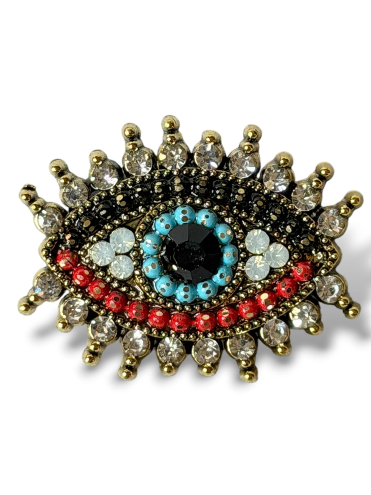 MIKONOS - BROCHE TENDANCE AVEC STRASS