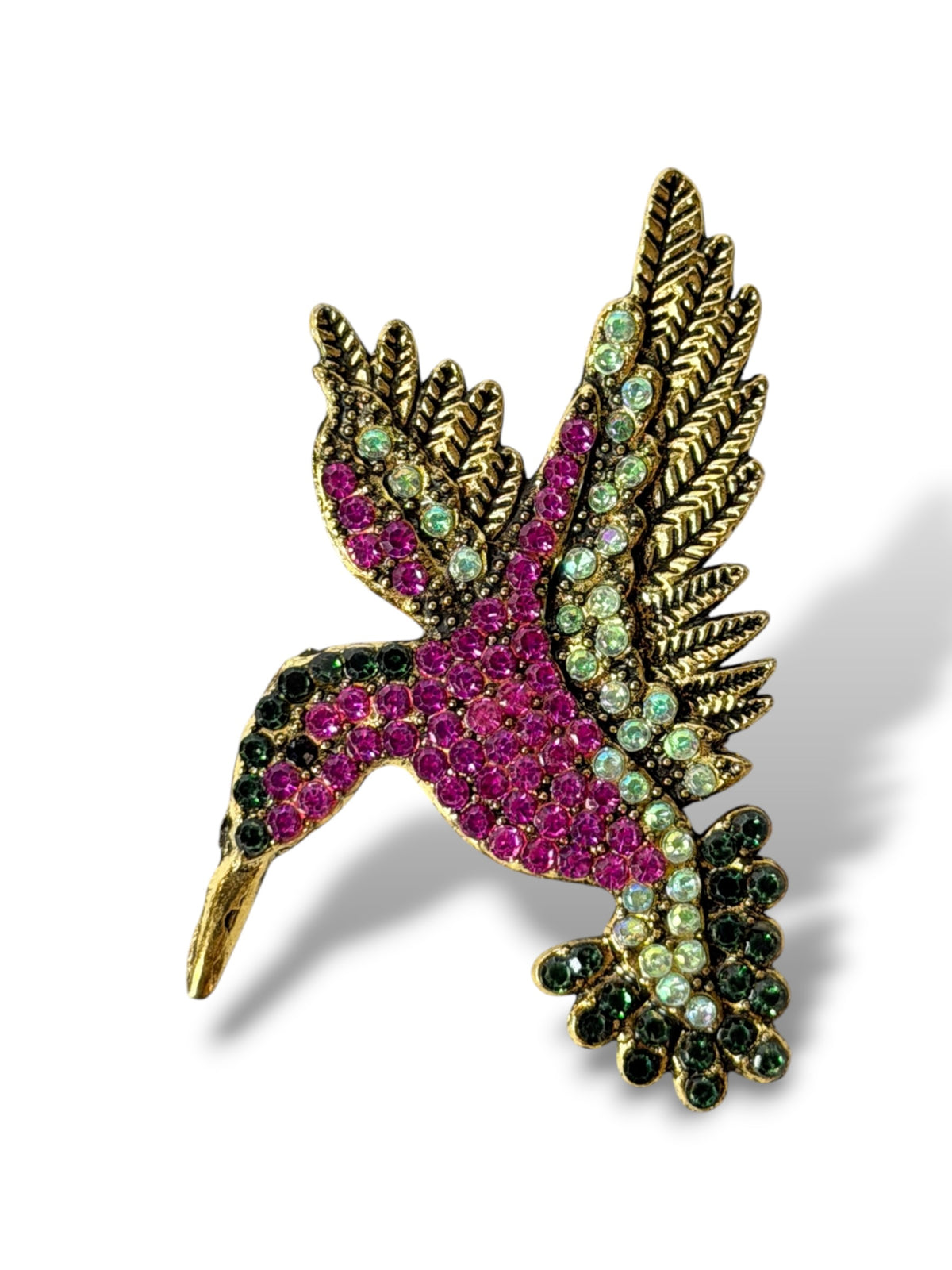COLIBRIS - BROCHE AVEC STRASS