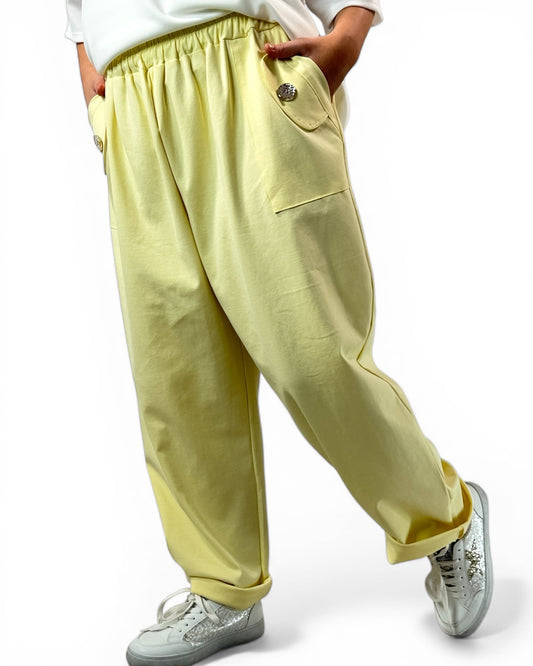 THEO - PANTALON JAUNE TAILLE 46/48 A 54