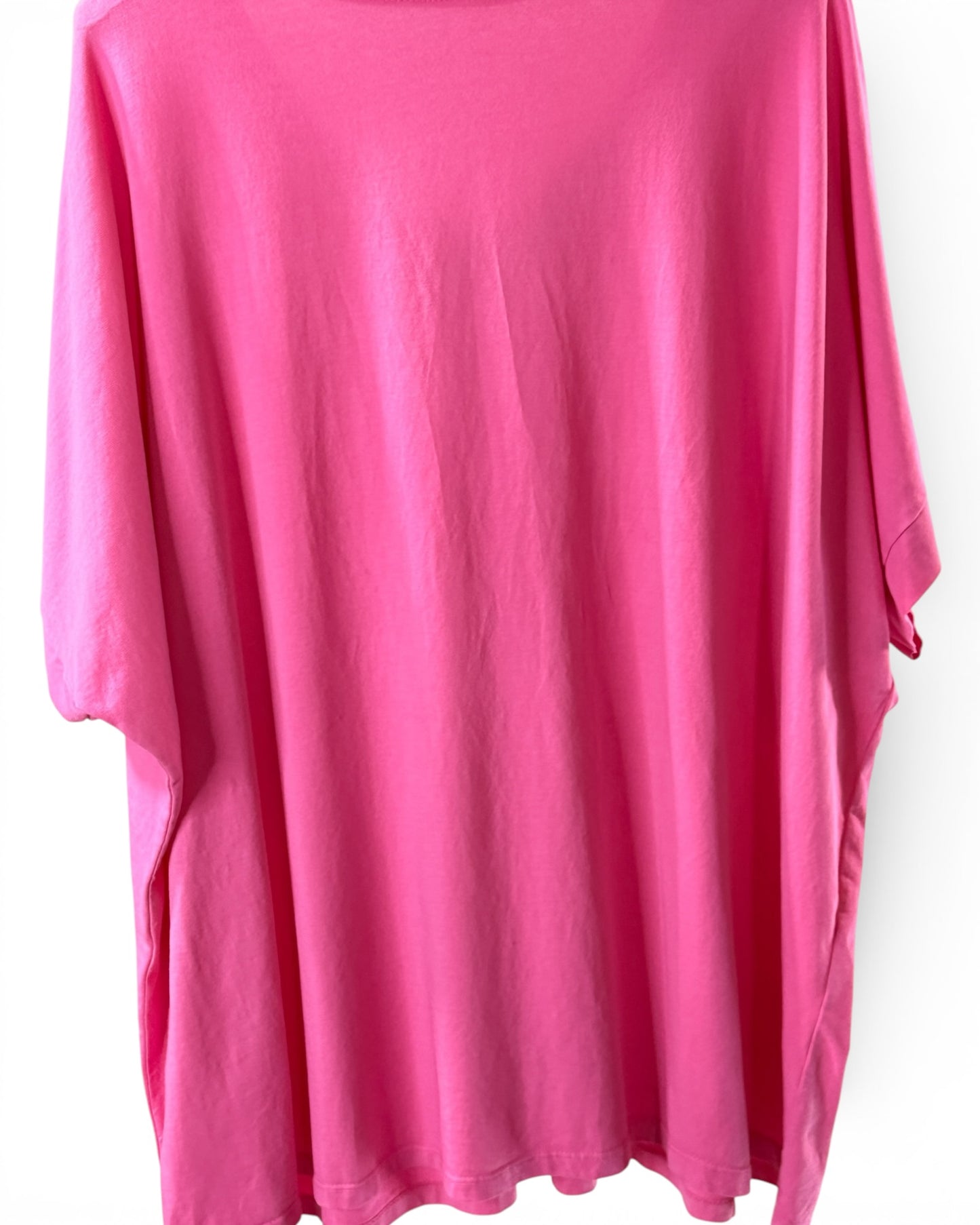 LUIZ - T-SHIRT EN COTON FUCHSIA TAILLE 48 A 56
