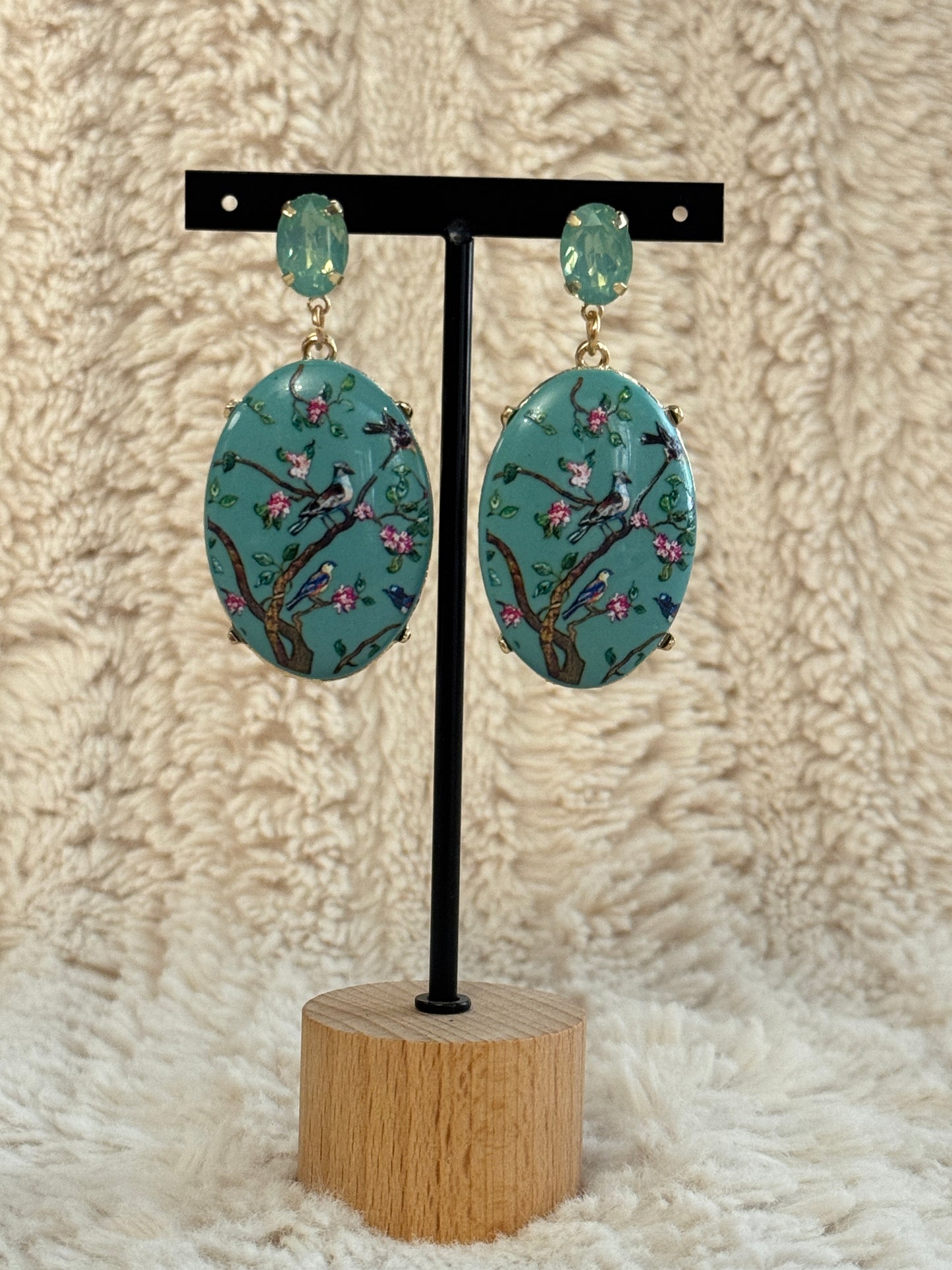 OISEAUX - BOUCLES D'OREILLES BOHEME
