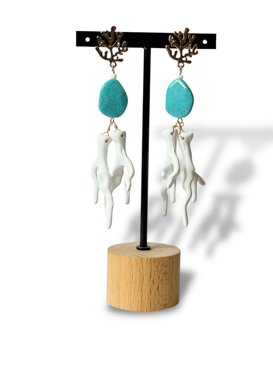 BAHAMAS - BOUCLES D'OREILLES TENDANCE