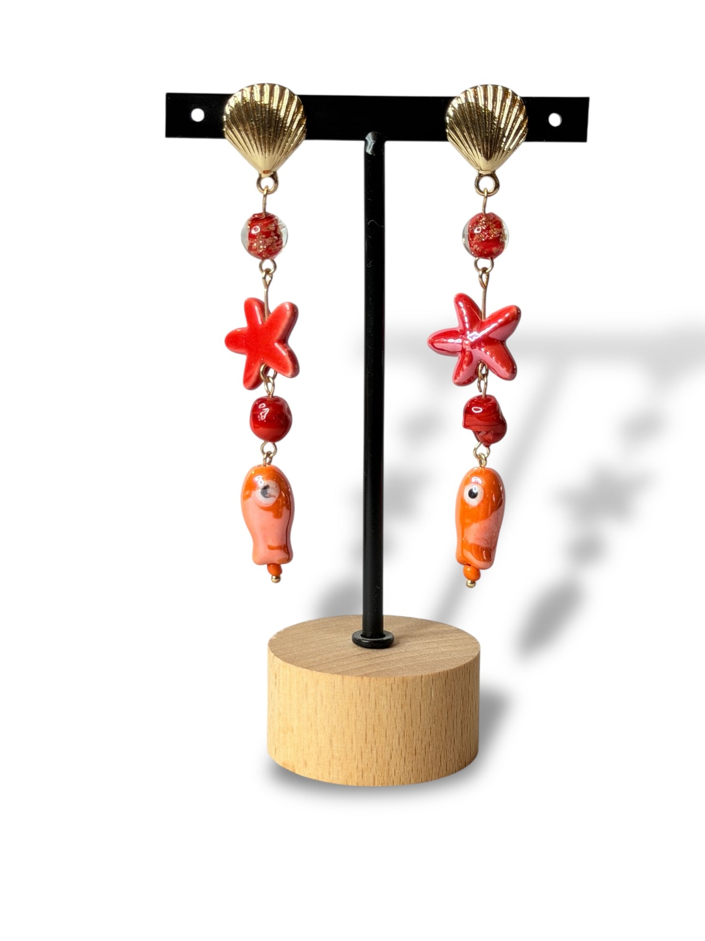 MALDIVES - BOUCLES D'OREILLES TENDANCE