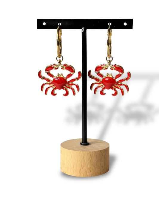 CRABE - BOUCLES D'OREILLES TENDANCE