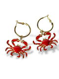 CRABE - BOUCLES D'OREILLES TENDANCE