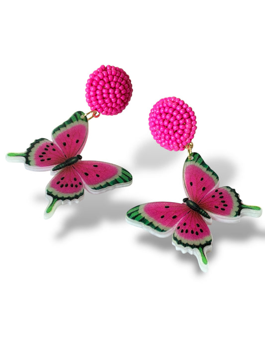 LUDIVINE- BOUCLES D'OREILLES PAPILLON